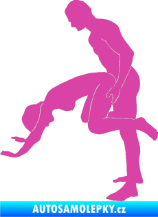Samolepka Sexy siluety 014 růžová