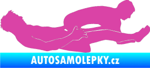 Samolepka Sexy siluety 029 růžová