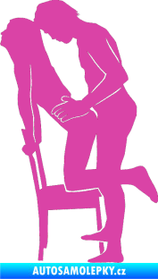 Samolepka Sexy siluety 036 růžová