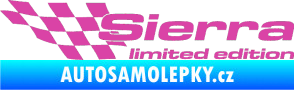 Samolepka Sierra limited edition levá růžová