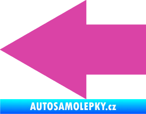 Samolepka Šipka 001 levá ikonka růžová