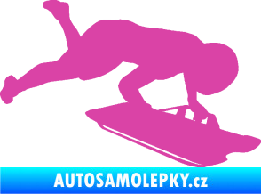 Samolepka Skeleton 002 pravá růžová