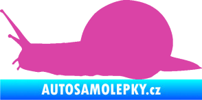 Samolepka Šnek 001 levá růžová