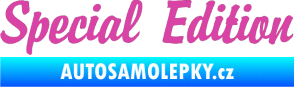 Samolepka Special edition 001 růžová