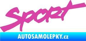 Samolepka Sport 001 růžová