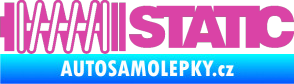 Samolepka Static 001 růžová