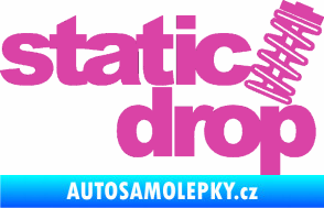 Samolepka Static drop 001 JDM styl růžová