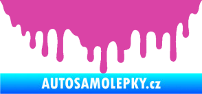 Samolepka Stékající skvrna 007 pravá růžová