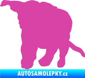 Samolepka Štěňátko 003 levá růžová
