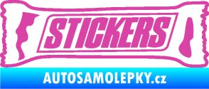 Samolepka Stickers nápis růžová