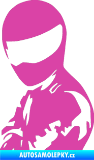 Samolepka Stig levá růžová