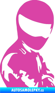 Samolepka Stig pravá růžová
