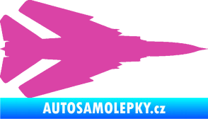 Samolepka Stíhací letoun 007 pravá MIG růžová