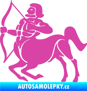 Samolepka Střelec 004 levá růžová