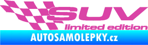 Samolepka SUV limited edition levá růžová