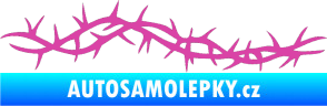 Samolepka Tetování 185 trny růžová