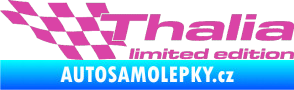 Samolepka Thalia limited edition levá růžová