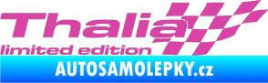 Samolepka Thalia limited edition pravá růžová