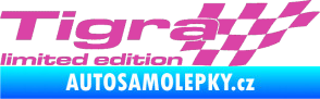 Samolepka Tigra limited edition pravá růžová