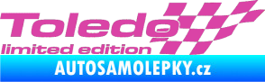 Samolepka Toledo limited edition pravá růžová
