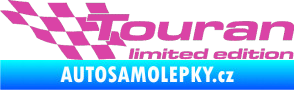 Samolepka Touran limited edition levá růžová