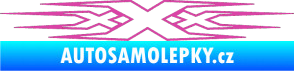 Samolepka Triple x růžová