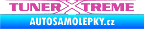 Samolepka Tuner extreme obrys růžová