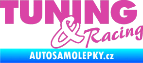 Samolepka Tuning racing 001 růžová
