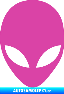Samolepka UFO 002 růžová