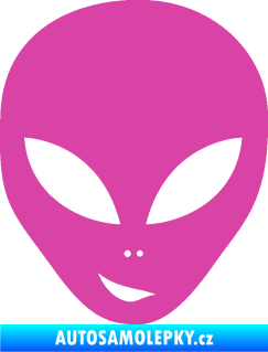 Samolepka UFO 003 levá růžová