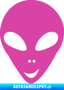 Samolepka UFO 004 levá růžová