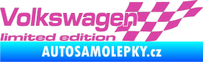 Samolepka Volkswagen limited edition pravá růžová