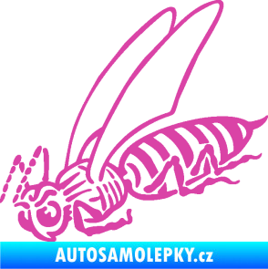 Samolepka Vosa 004 levá růžová