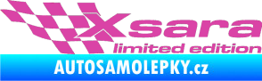 Samolepka Xsara limited edition levá růžová