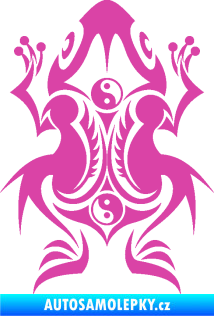 Samolepka Žába 001 růžová