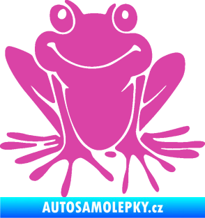 Samolepka Žába 008 levá růžová