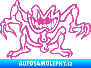 Samolepka Žabák levá růžová