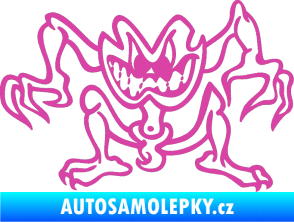 Samolepka Žabák pravá růžová