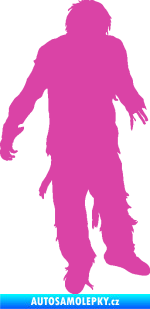 Samolepka Zombie 001 pravá růžová