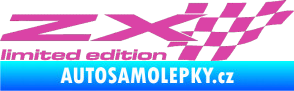 Samolepka ZX limited edition pravá růžová