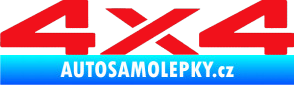 Samolepka 4x4 varianta 002 červená