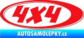 Samolepka 4x4 varianta 010 červená