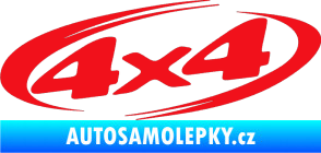 Samolepka 4x4 varianta 013 červená