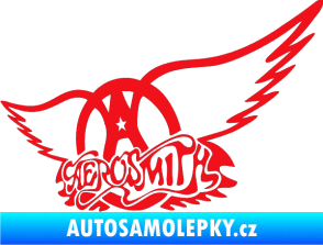 Samolepka Aerosmith 002 červená
