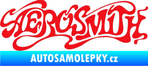 Samolepka Aerosmith 004 červená
