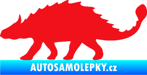 Samolepka Ankylosaurus 001 levá červená