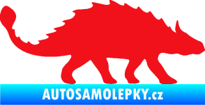 Samolepka Ankylosaurus 001 pravá červená
