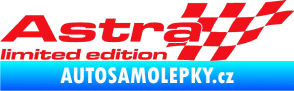 Samolepka Astra limited edition pravá červená