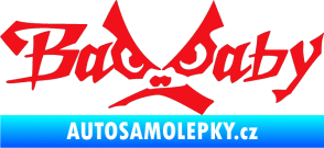 Samolepka Bad Baby červená