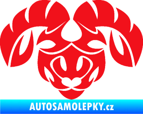 Samolepka Beran zvěrokruh 003  červená